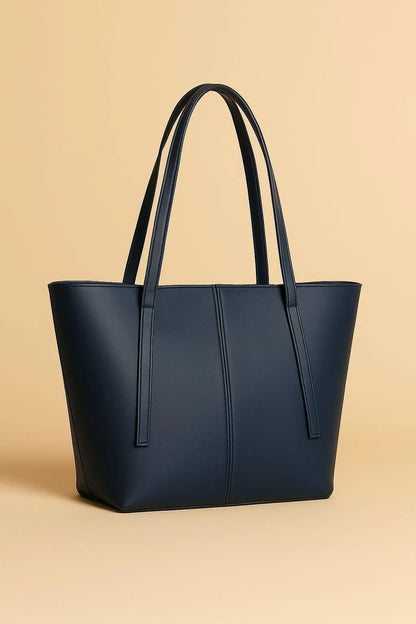 Brown Rexin Tote Bag