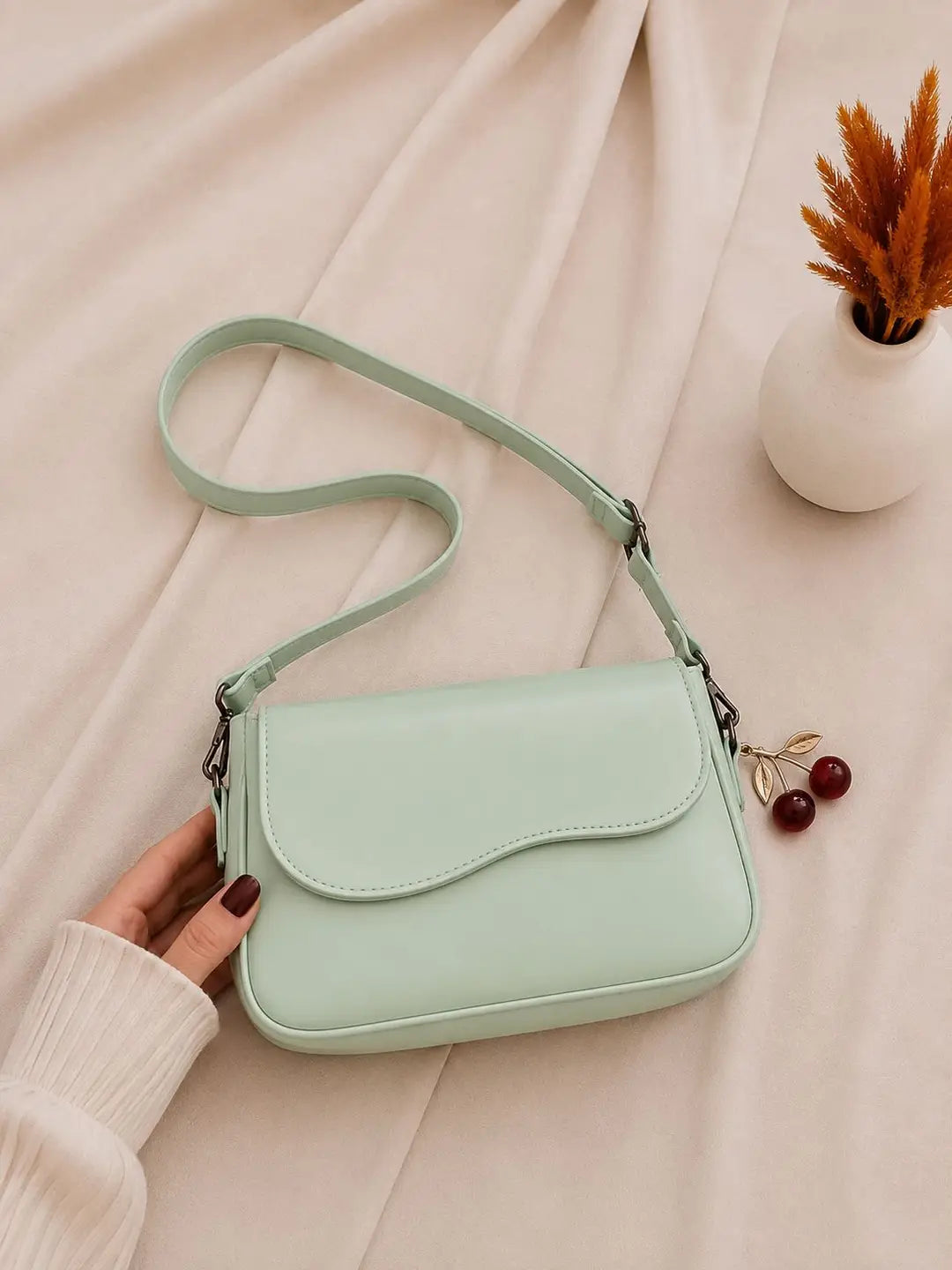Leather Plain purse