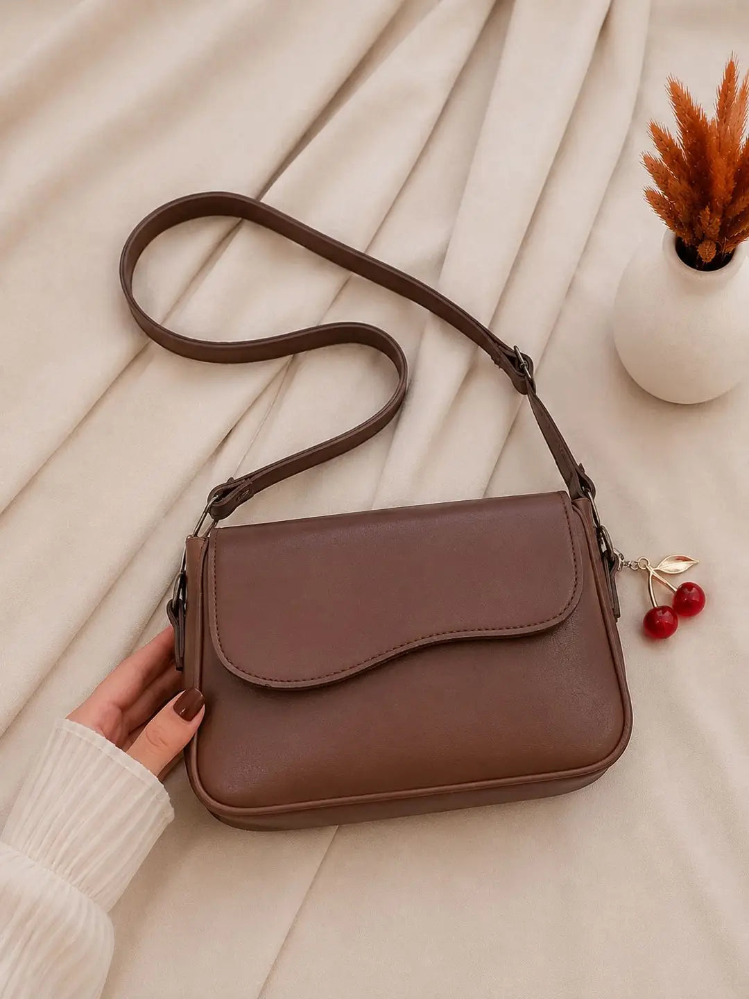 Leather Plain purse