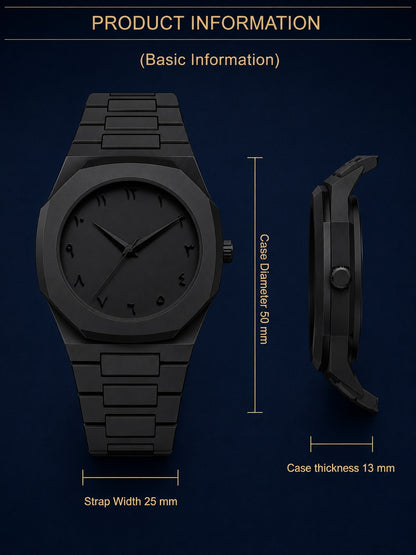 Arabic Aura Watch Black