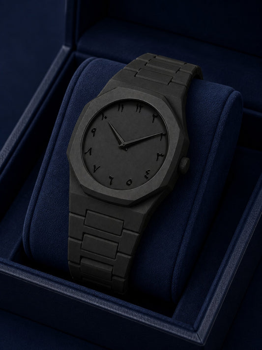 Arabic Aura Watch Black