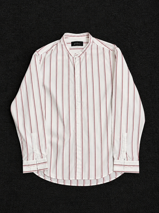 White Red Stripped
